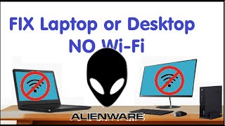 Fix WIFI Connection Alienware Gaming Laptop X14 M15 X17 51M X15 M17 R2 13R3 15 14 AURORA Area WiFi [upl. by Yenalem]