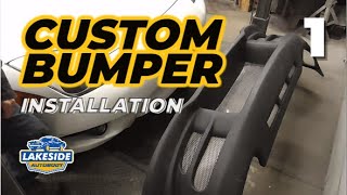 Duraflex Custom Bumper Installation Part 1  Cutting and Fitting [upl. by Inafets]