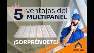 5 ventajas de utilizar multipanel para techos y paredes [upl. by Leelah625]