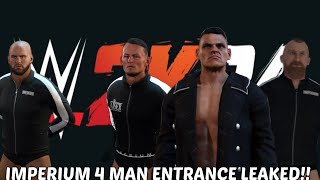 IMPERIUM 4MAN ENTRANCE LEAKED MORE IN WWE2K24 [upl. by Hadleigh]