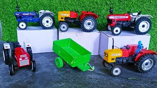 Big Swaraj Tractor Mahindra Tractor Sonalika Tractor unboxing video l Makmud Toys [upl. by Hayyikaz]