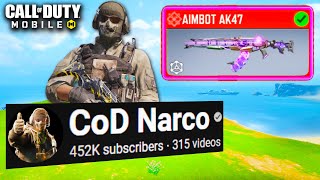 I STOLE COD Narcos AIMBOT AK47 Loadout 😈 COD MOBILE [upl. by Noach]