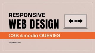 Kickstart Your Responsive Web Design Journey with CSS Media Queries [upl. by Kristoforo887]