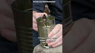 Easy Soup Can Wood Stove [upl. by Nolat990]