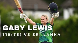 Gaby Lewis scores 119 off 75  Ireland v Sri Lanka Women  2nd T20I 2024 [upl. by Nela]