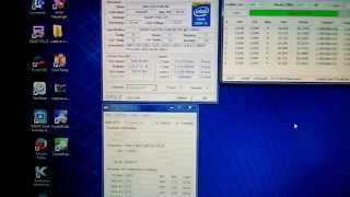 Testing Prolimatech all for extreme LinX Benchmark at 45ghz with haswell 4670K [upl. by Kcirdde]