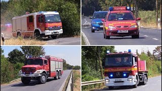 Zetros TLF4000 Einsatzfahrten Werkfeuerwehr RWE  Feuerwehren Kreis Düren [upl. by Uzzia]