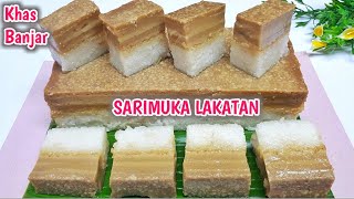 Laris Manis Di Bulan Puasa‼️Sarimuka Lakatan Khas Banjar  Resep Kue Basah Ketan Srikaya Gula Merah [upl. by Sebastiano748]