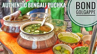 Authentic Bengali Puchka  GolGappa  Spicy Pani Puri  GupChup  Raju Puchke Wala CR Park [upl. by Addiel]