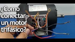 ¿Cómo conectar un motor trifásico  SIGMA IMECSA [upl. by Adnovahs]