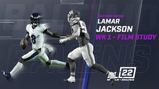 THE STORM FALLS quotSHORTquot LAMAR JACKSON WK 1 FILM STUDY RAVENSCHIEFS BREAKDOWN ravens ravensflock [upl. by Zanahs]