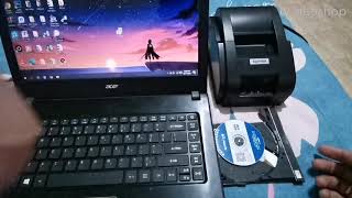 How to Install Xprinter  Receipt Printer  XP58 CIMS [upl. by Eural]