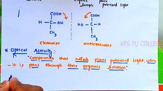 11 Stereochemical aspects Chiral carbon and enantiomers stereochemical aspects of SN1 and SN2 rxn [upl. by Nomal496]