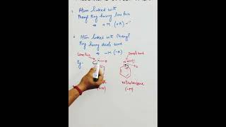 Mesomeric effect trick with examples  Best video on mesomeric effect short [upl. by Oliviero]