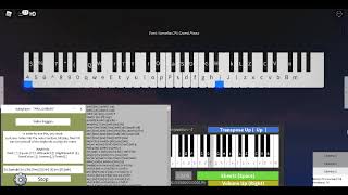 Gurenge  Demon Slayer OP  Roblox Piano Cover [upl. by Yremrej]