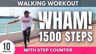 Wham Fun Indoor Walking Workout  Daily Workout at home [upl. by Aiuqes]