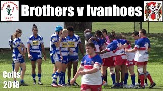 2018 CDRL Colts Under19  Cairns Brothers v Ivanhoe Knights 22718 [upl. by Brittani605]