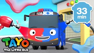 Learn Colors with Tayo and More🌈  Compilation  Color Song for Kids  Tayo the Little Bus [upl. by Eimmaj973]