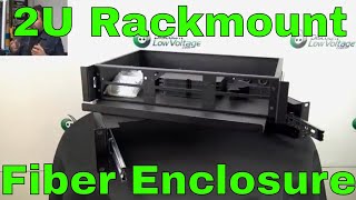 2U Slide Out Rackmount Fiber Enclosure – Perfect For 6 Panels [upl. by Gus]