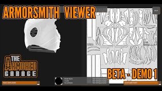 Armorsmith Viewer Beta  First Demo [upl. by Auqinom298]