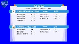 Kyabram Redbacks CC A Grade v Katandra Eagles A Grade [upl. by Rufus880]