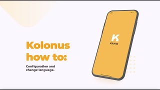 Kolonus how to configuration an change language [upl. by Eenitsed977]