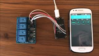 NodeMCU Esp8266  4 kanal role  BLYNK app  Relay [upl. by Darb]