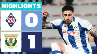 Resumen de SD Amorebieta vs CD Leganés 01 [upl. by Elamef]