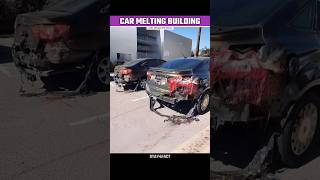 How Did This Building Melt Cars😱 [upl. by Arreik]