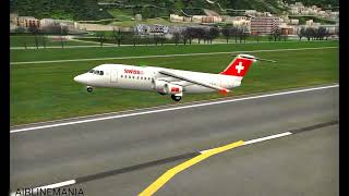 Plane Spotting Innsbruck Airport INN Austria  World of Airports  GAME [upl. by Terena889]