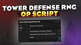 Tower Defense RNG script – Loot Hunt FastRoll [upl. by Nnaira]