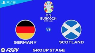 Germany vs Scotland  EURO 2024  Group A euro europe football germany scotland 2024 [upl. by Trixy]