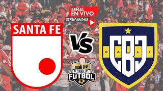 Santa Fe 3 vs Boca Juniors de Cali 1  Fase 1 ida  Copa Colombia 2024 [upl. by Dudden208]