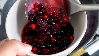 Berry Compote Recipe  How to make Perfect Mix Berry Compote  Ivons Kitchen [upl. by Maryjane]