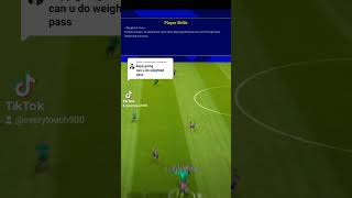 weighted pass efootball2022 efootball skills pes23 playerskill tutorial [upl. by Masha]