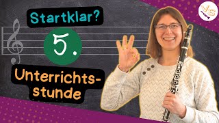 Startklar  Die 5 Unterrichtsstunde  Klarinette lernen für Anfänger [upl. by Abagail]