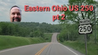 Driving US 250 pt 2 from Cadiz to St Clairsville Ohio  Rock City OH [upl. by Anita]