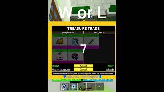 W or L trading in blox fruit bloxfruits shorts roblox [upl. by Giacinta]