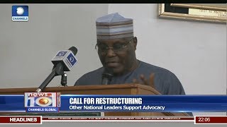 Call For Restructuring Atiku Insists Proposal Is Timely And Beneficial [upl. by Ettenyl]