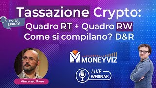 Tassazione crypto Quadro RT e Quadro RW come si compilano ESEMPI PRATICI [upl. by Odrawde]