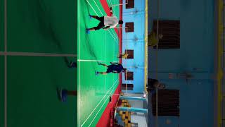 Cross court shot 🏸 badminton badmintonlovers viralvideo shots [upl. by Dinah40]