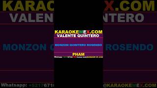 karaoke banda limonense  valente quintero karaokemex [upl. by Aninat]