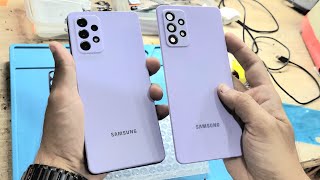 How to Restore Samsung Galaxy A72 Destored Back Cover Change Samsung Galaxy A72 Back Cover Change [upl. by Uolyram]