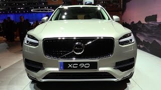 2015 Volvo XC90 T6 AWD  Exterior and Interior Walkaround  Debut at 2014 Paris Auto show [upl. by Pickford]