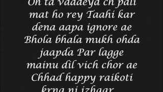 Bapu Zimidar Jassi Gill Lyrics [upl. by Yelyr]