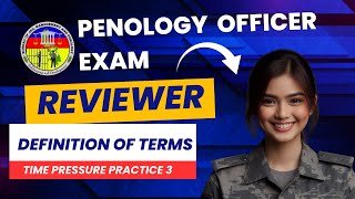 Penology Officer Examination Reviewer Definition of Terms  Part 3  POE Exam Reviewer [upl. by Notgnilra615]