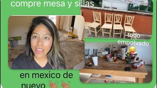 casa en México￼ compramos mesa y sillas [upl. by Sineray]