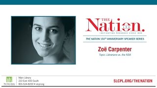 Salt Lake City Library Presents The Nation  Zoë Carpenter [upl. by Petrine]