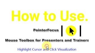 How to Download and use Pointer Focus in PC [upl. by Nirred753]