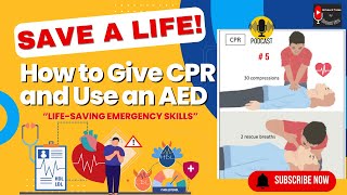 EP5  LifeSaving SkillsHow to Perform CPR on Adults amp Infants and Use an AEDheartattackawareness [upl. by Henri118]